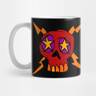 Rock N Roll Skull Mug